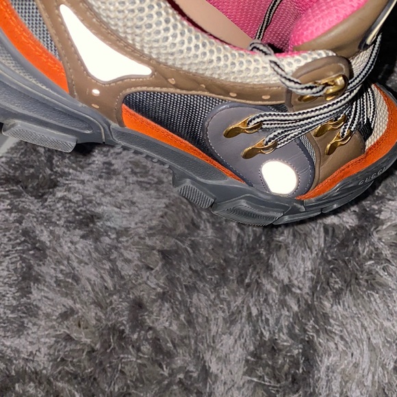 Gucci Men’s Flashtrek Grey & orange - Picture 5 of 6